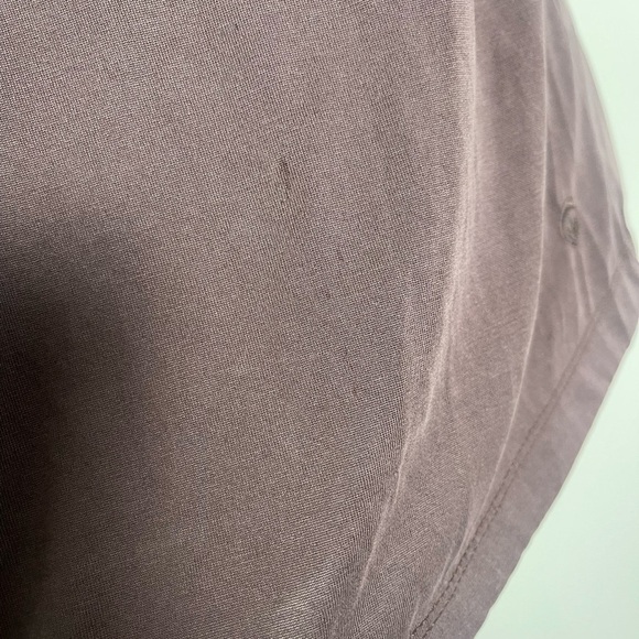 cream | V Neck Modal Shift Dress Java Brown NWT Casual Contemporary Lightweight - Picture 6 of 8